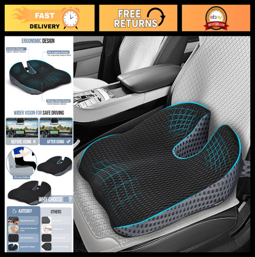 Memory foam car seat cushion - memory,